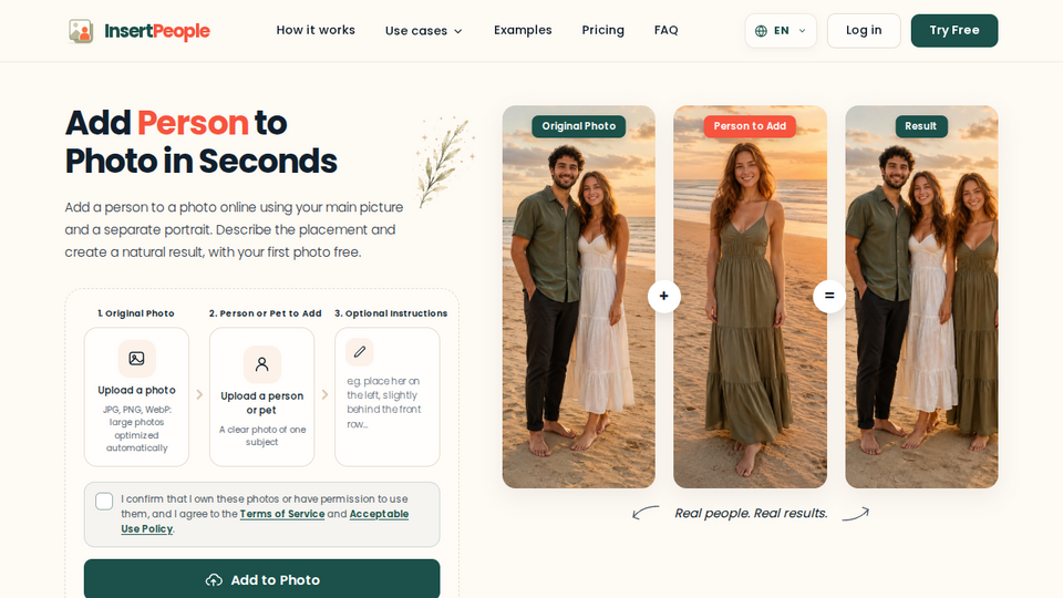 Screenshot of InsertPeople