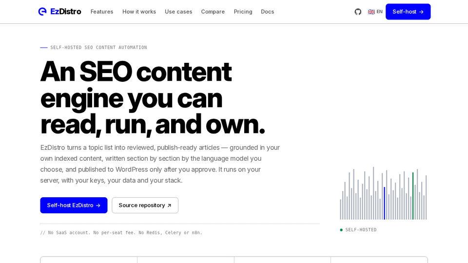 Screenshot of EzDistro