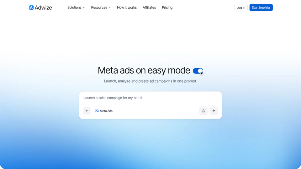 Screenshot of Adwize