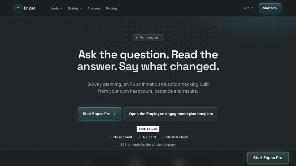 Screenshot of Enpso