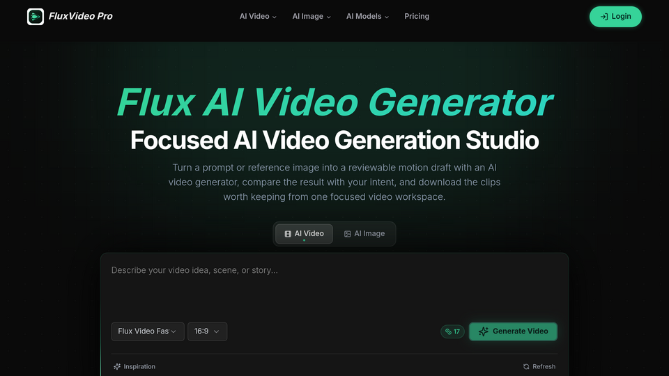 Screenshot of FluxVideo Pro