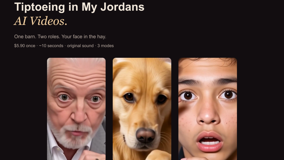 Screenshot of Tiptoeing AI